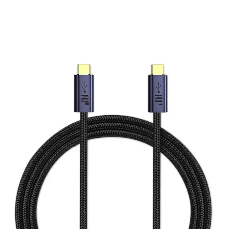 

Universal C-type Male To Male Data Cable PD3.1 Dual Head Fast Charging Cable 140W Aluminum Alloy Nylon Braided Charging Cable