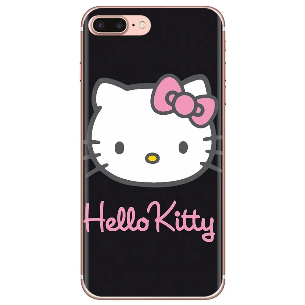 Силиконовый чехол с рисунком hello Kitty для Huawei Honor 6 6A 7 7X 7A 7C 8 8C 8X 9 9X 10 10i 20 Lite Play Pro