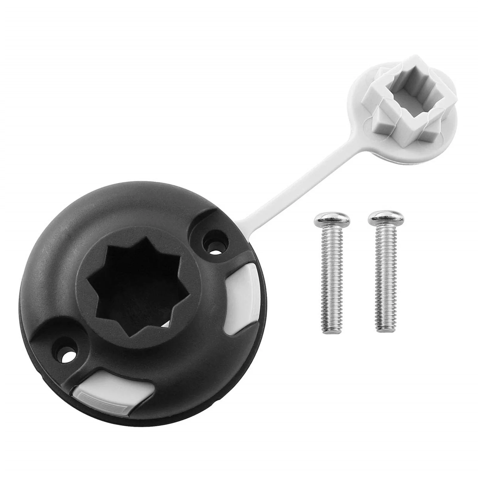 

Kayak Rod Holder 8 Angle Boat Rod Holder Mount Base With Screws Multifunctional Holder Base For Kayak Boat Canoe Fishing Rod