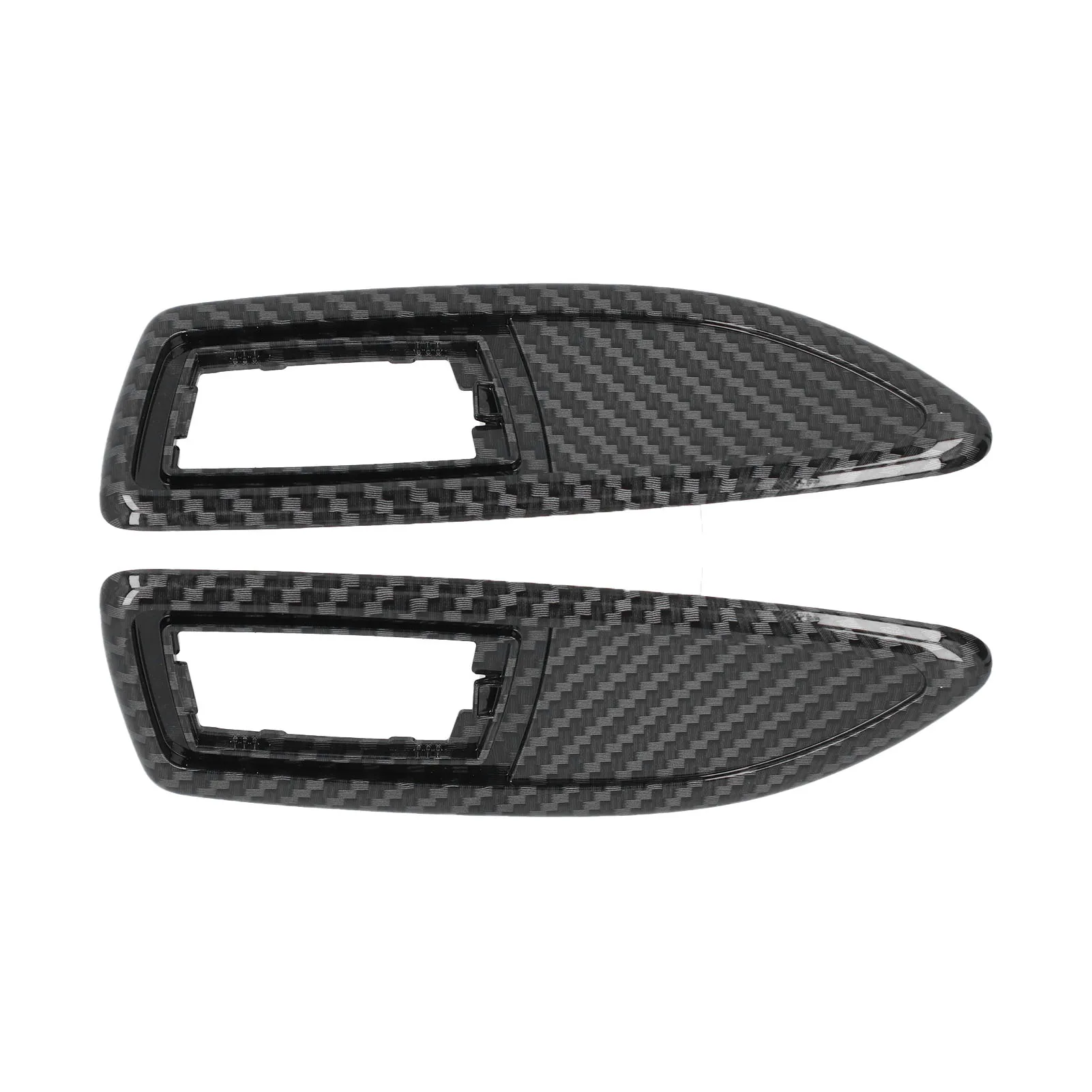 

2 Pcs Side Indicator Repeater Frame Set Car Adaptations Replacement for Vauxhall Corsa D Range 2006‑2014Carbon Fiber Style