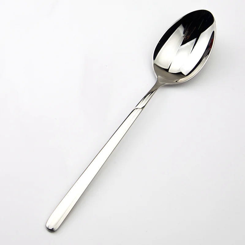 

Stainless Steel TableSpoons Tableware Classic Big Spoon European Vintage Kitchen Home Hotel 6 PCs Dinner Spoons Set