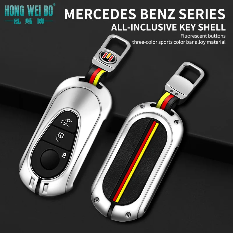 

Car Key Case Cover Shell for Mercedes Benz 2021 C Class S Class W223 S350 S400 S450 S500 C200 C260 2021 Accessories