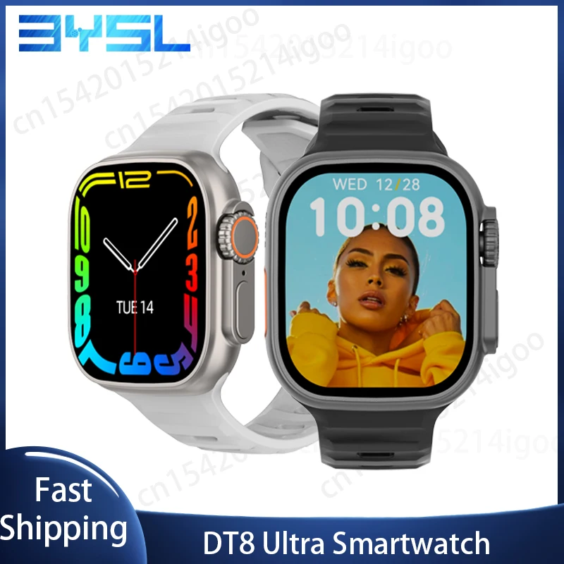 

IWO Dt8 Ultra Smartwatch 49MM Series 8 2.0inch Hd Screen Bluetooth Call Body Temperature Sports Smartwatch Wireless Charging