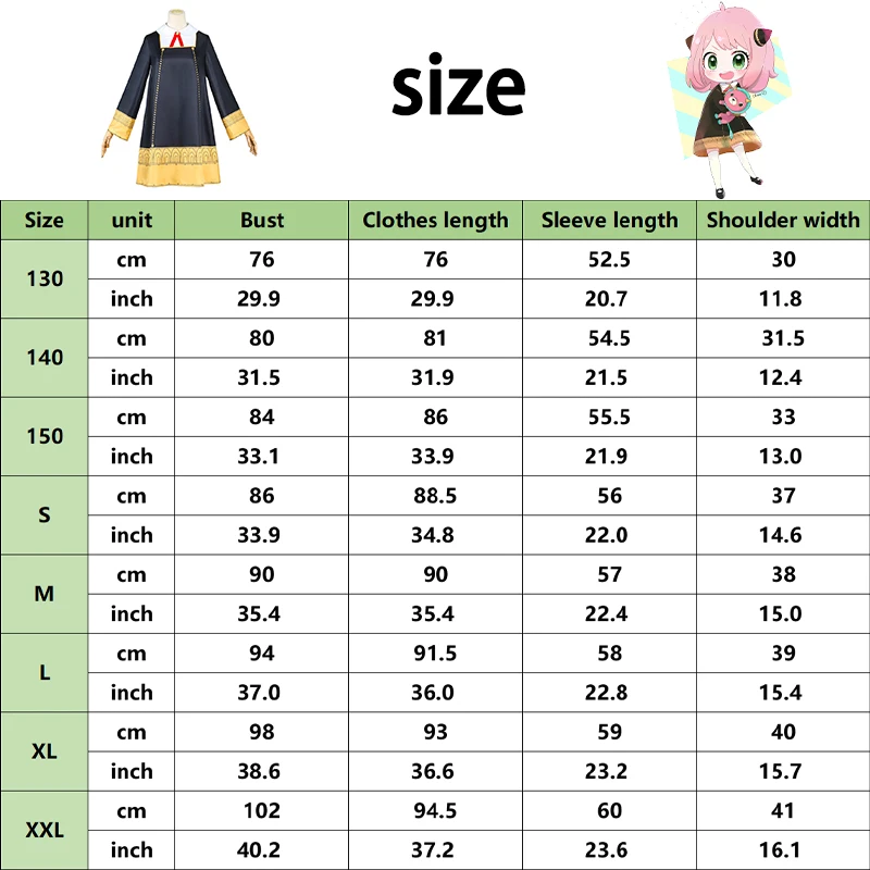 Anya Cosplay Anime SPY X FAMILY Forger Costume Dress Uniform Socks Wig Suit Aldult Child Halloween Carnival Clothes |