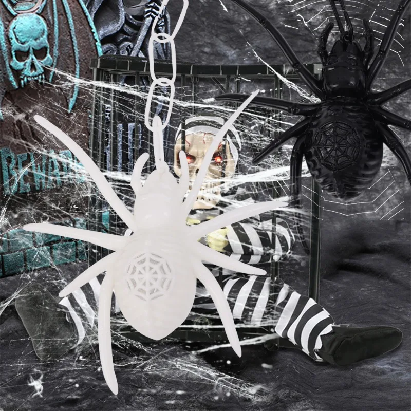 

Искусственный паук на Хэллоуин, игрушка для трюков, декоративная лампа, практичная шутка, мигающий паук, искусственный паук для дома и офиса, детская смешная игра, пугающая игрушка