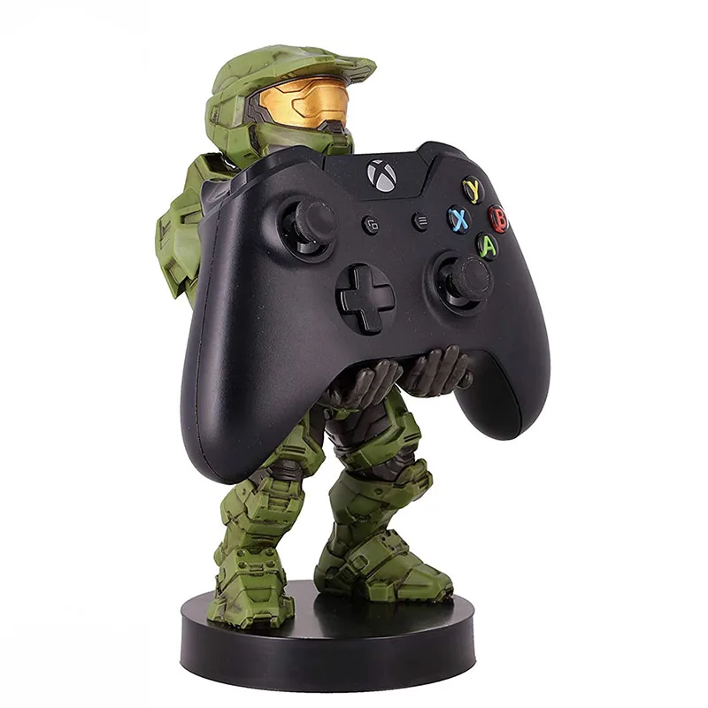 

22 см кронштейн для ручки Xbox, зеленая подставка для солдатиков, искусственная подставка, PS5, фигурка Halo, модель, игрушки, подарки