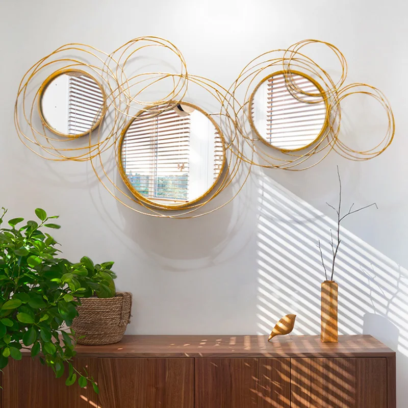 

Shower Luxury Cosmetic Wall Mirror Bathroom Korean Aesthetic Makeup Mirror Room Decor Home Ornaments Espejos Room Decoration