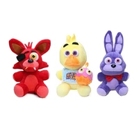 25cmfnaf plushie toys soft stuffed animal doll bonnie duck fox plushes for childrens toys birthday christmas baby gifts