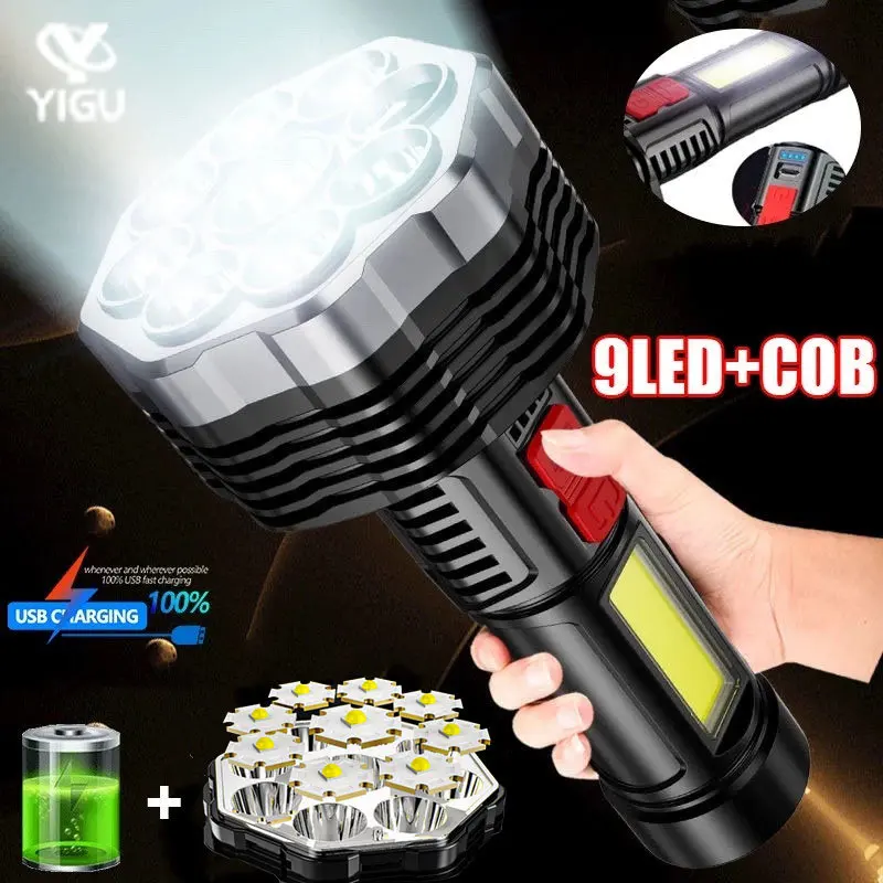 

Портативный 9-ядерный высокомощный флэш-накопитель с дисплеем мощности