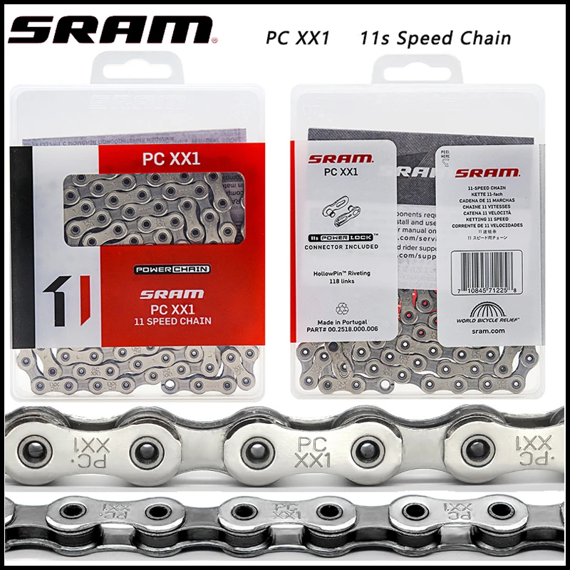 

Sram PC XX1 Eagle 11 Speed Chain MTB Solid Pin Riveting Mountain Bike Bicycle Chain Eagle Magic 1 Pcs Chain Part