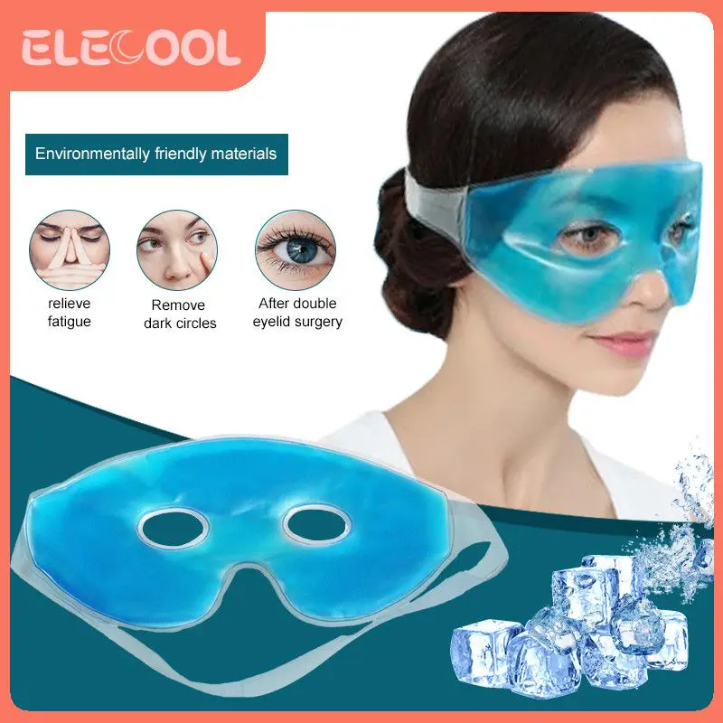 

Household Ice Compress Gel Eyeshade Cover Remove Dark Circle Cold Sleeping Eye Shield Relief Relaxation Fatigue Eye Care Tool