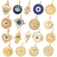 evil blue eye cute earrings charms diy pendant necklace designer charms phone gold color jewelry making supplies butterfly resin