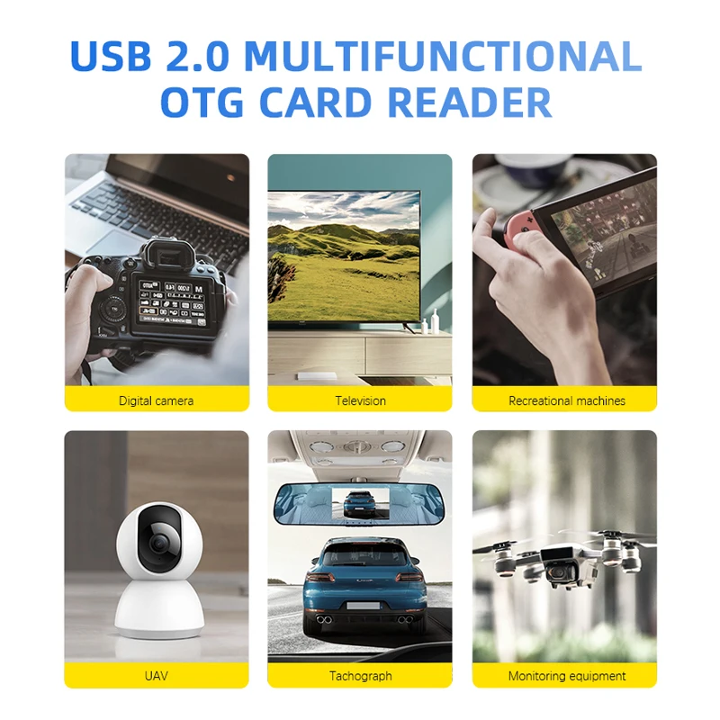 Высокоскоростной Type C Micro USB 2 0 OTG кардридер Универсальный TF/USB для Android