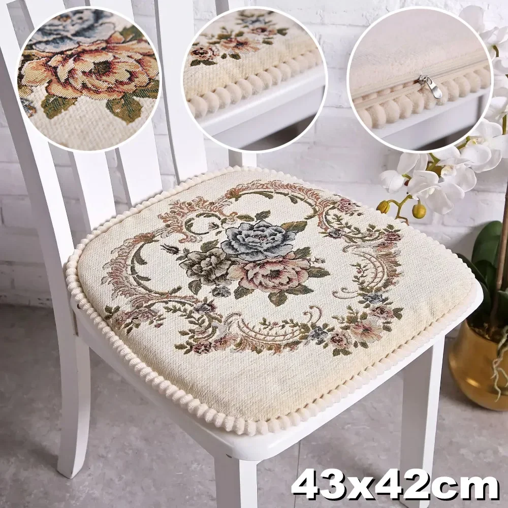 Жаккардовая подушка для стула в европейском стиле