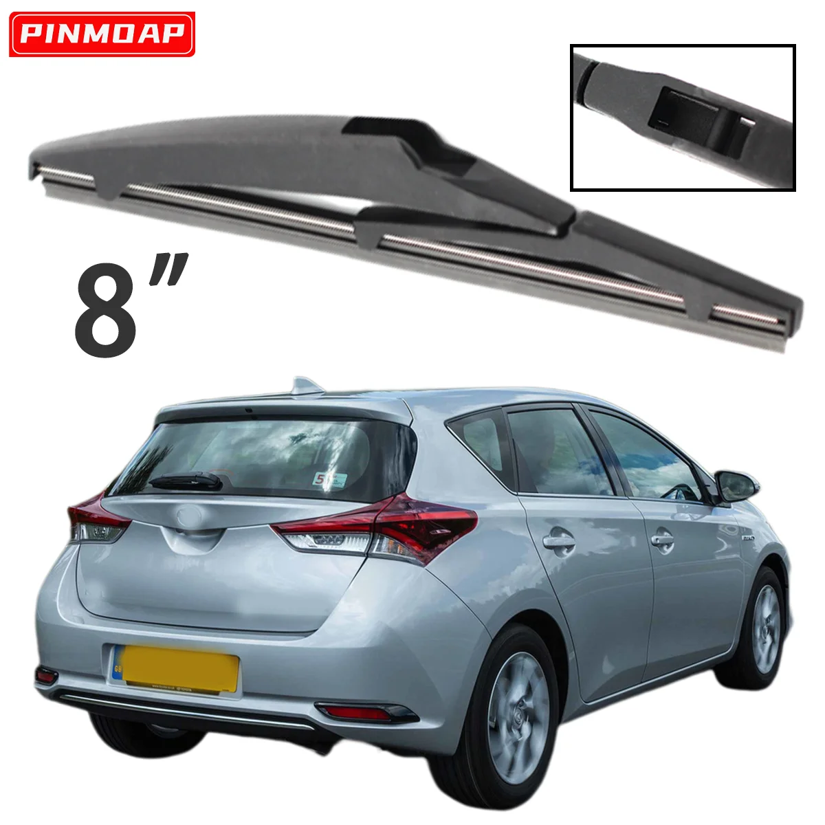 

1 Шт. 8-дюймовый Задний Дворник Для Toyota Auris Hatchback MK2 2012-2017, Резиновая Щетка Стеклоочистителя