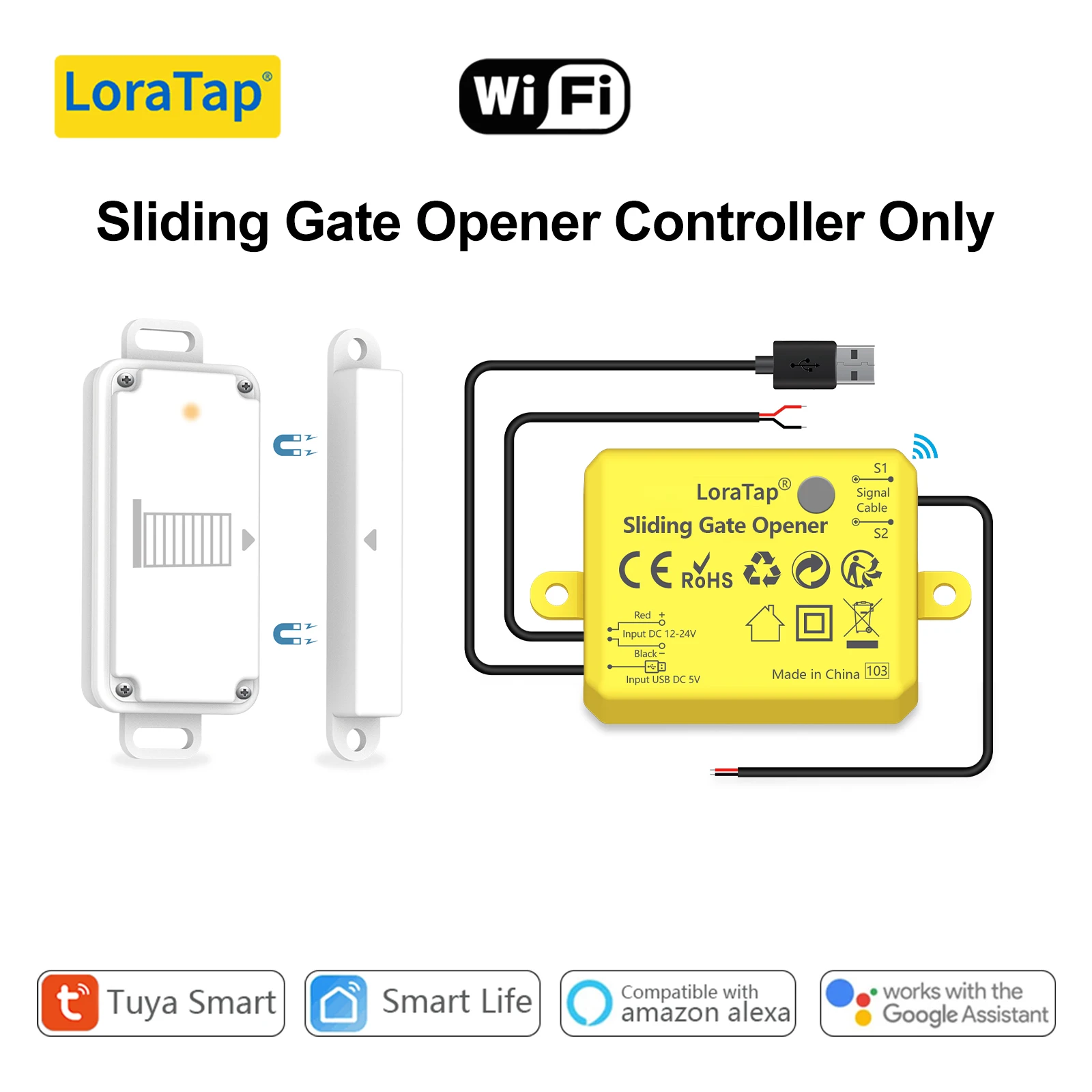 LoraTap беспроводной моторный переключатель для гаражных ворот