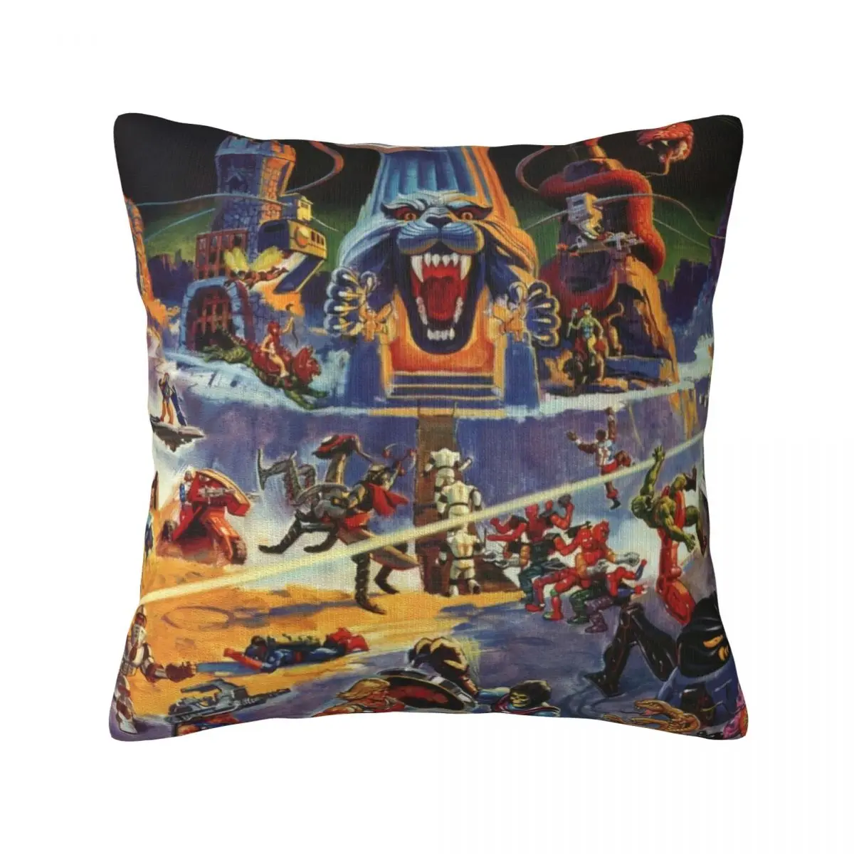 

Чехол-наволочка с изображением героев мультфильма «Мастера Вселенной», летняя Современная подушка, чехол на молнии