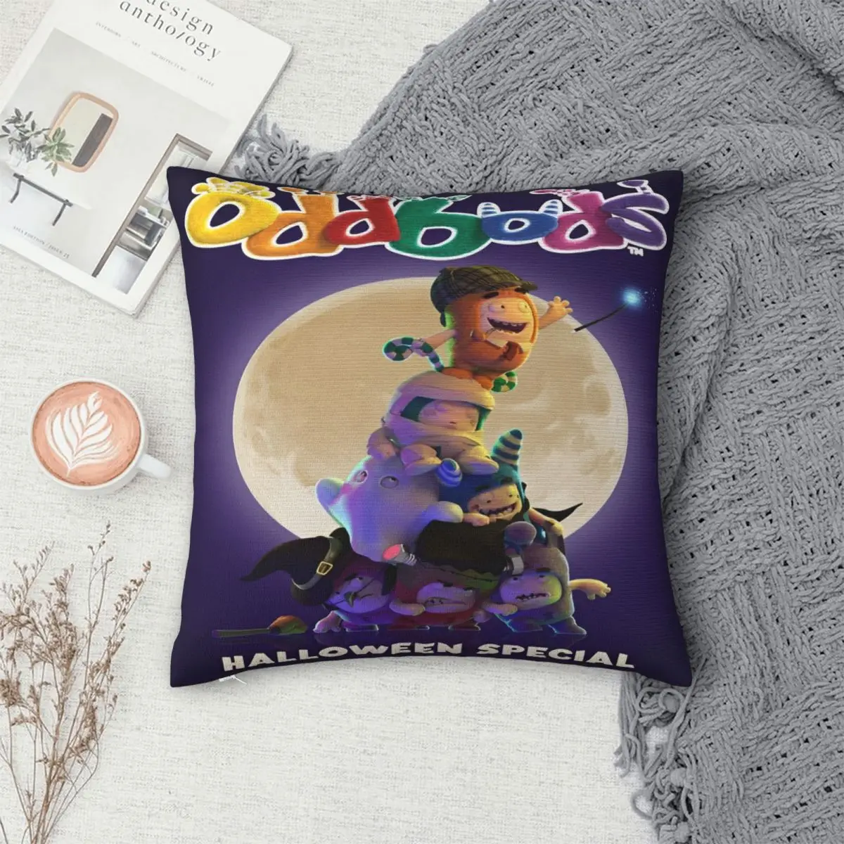 Наволочки Y2K с принтом в виде мультяшного рисунка на Хэллоуин