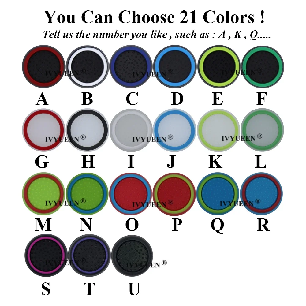 Набор из 4 силиконовых колпачков для Джойстиков PS3 PS4 PS5 Xbox 360 One Series X/S