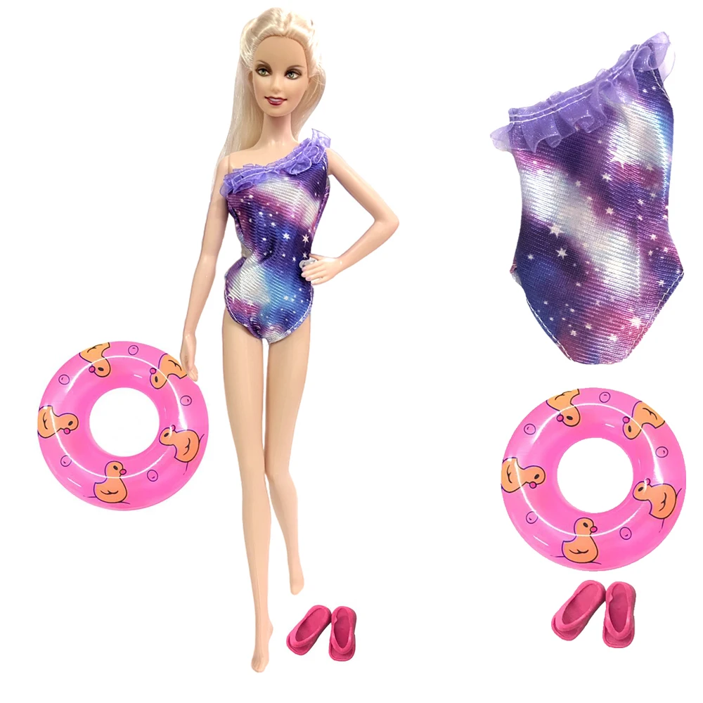 

Нагорный Карабах милая кукла в купальнике ручной работы для девочек пляжная одежда бикини Купальники + случайный плавательные круги судна +...