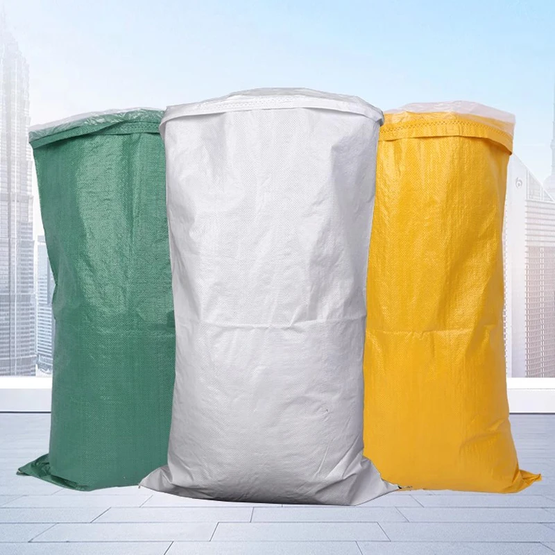 

Waterproof Woven Bags Logistics Express Packaging Snake Skin Bags Moving Bags Agricultural Grain Moisture Proof Storage Sandbags