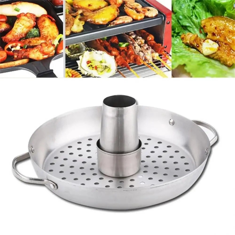 

Outdoor Roasting Holder Vertical Chicken Roaster Vegetables Grilling Pan Durable High Quality Bbq Grill Rack Stand Wholesale Hot