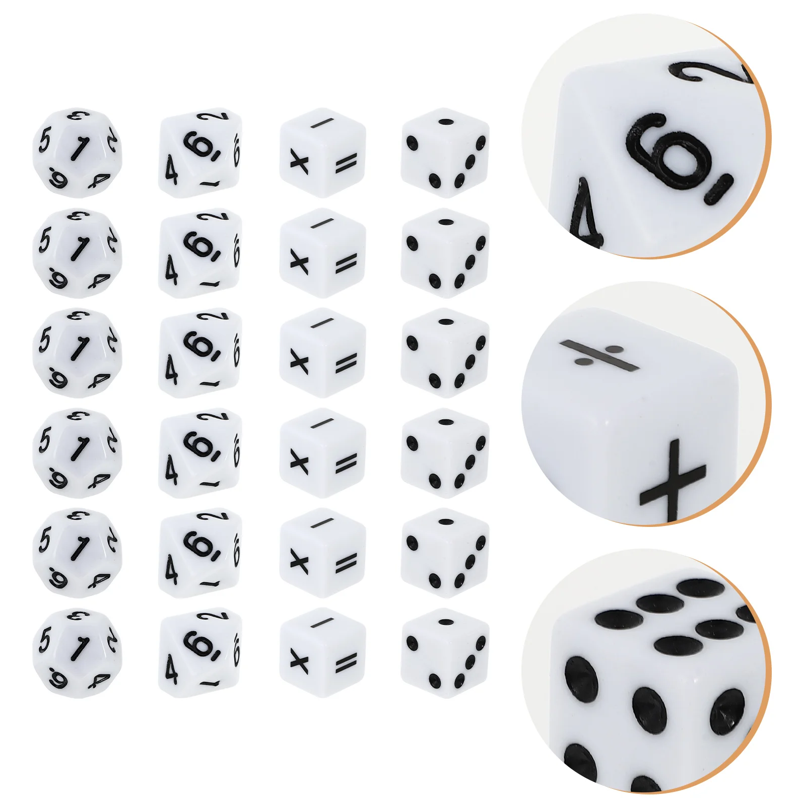

24 шт., детские игральные кости