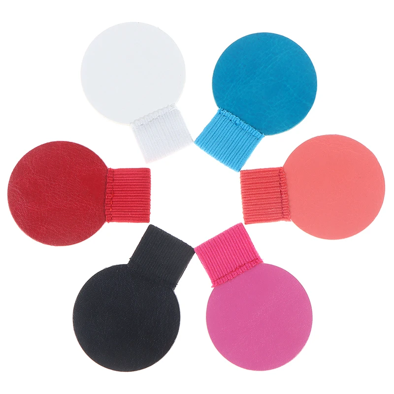 

1piece Pen Holder Self Adhesive Pu Leather Pencil Holder Elastic Loop Pencil Clip Notebook Journal Planners Stationery Organizer