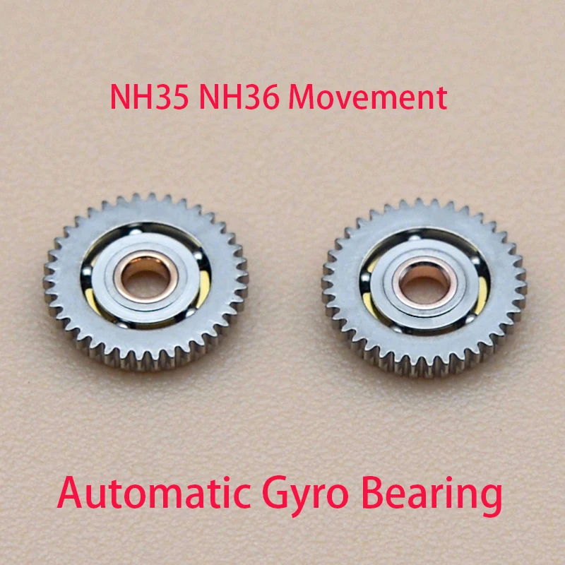 Enlarge Mod Seiko NH35 NH36 Movement Accessories Automatic Gyro Bearing Automatic Gyro Roller Bearing Fit SKX007 6105 Watch Repair Part