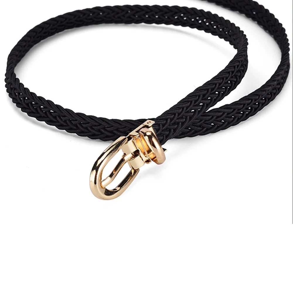 Ремень плетеный женский