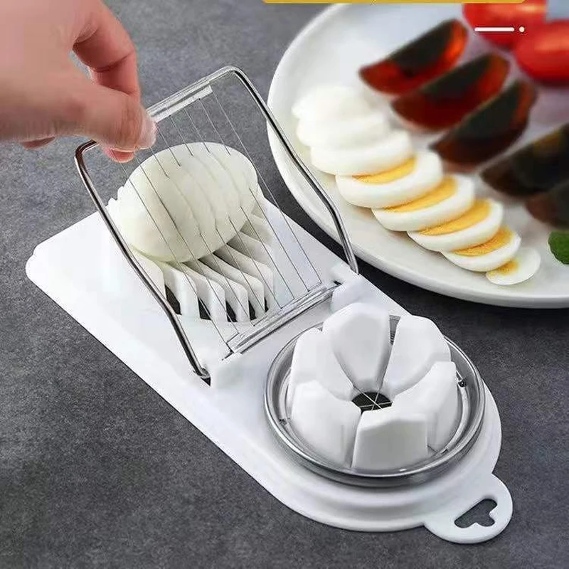 

Egg Cutting Tool Home Two In One Egg Cutter Kitchen Gadgets Multifunctional Egg Slicers Stainless Steel Slicer Fancy Splitter