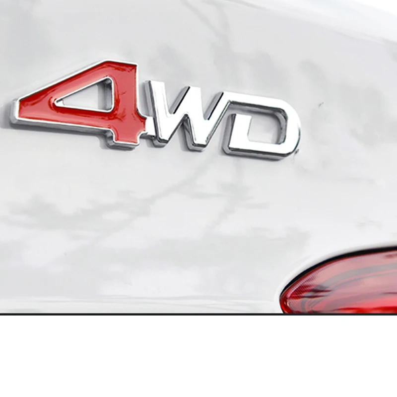 1X 4WD металлическая наклейка 3D хромированная эмблема значок Стайлинг автомобиля