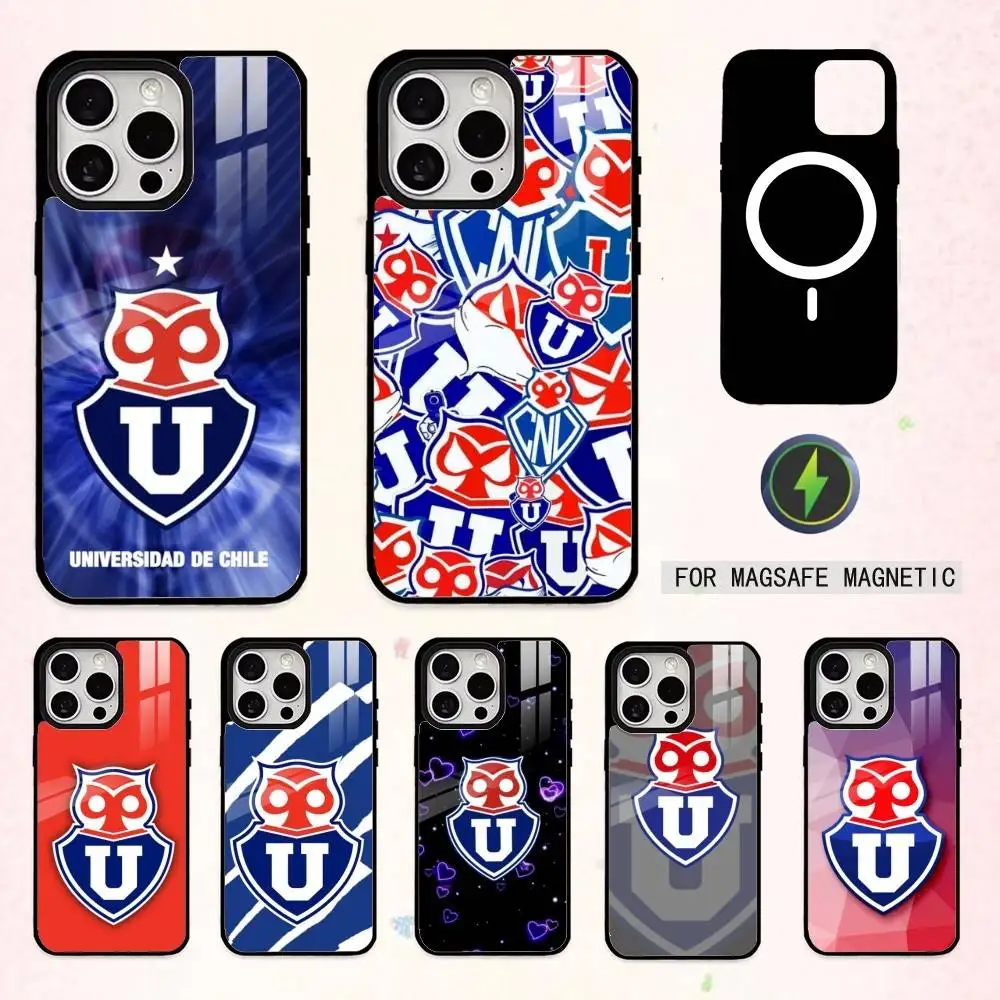 Фото Чехол для телефона COOL C-Chile U-University L-Logo для iPhone 17, 16, 15, 14, 13, 12, 11 Plus, Pro Max, магнитный, для беспроводной зарядки Magsafe №1
