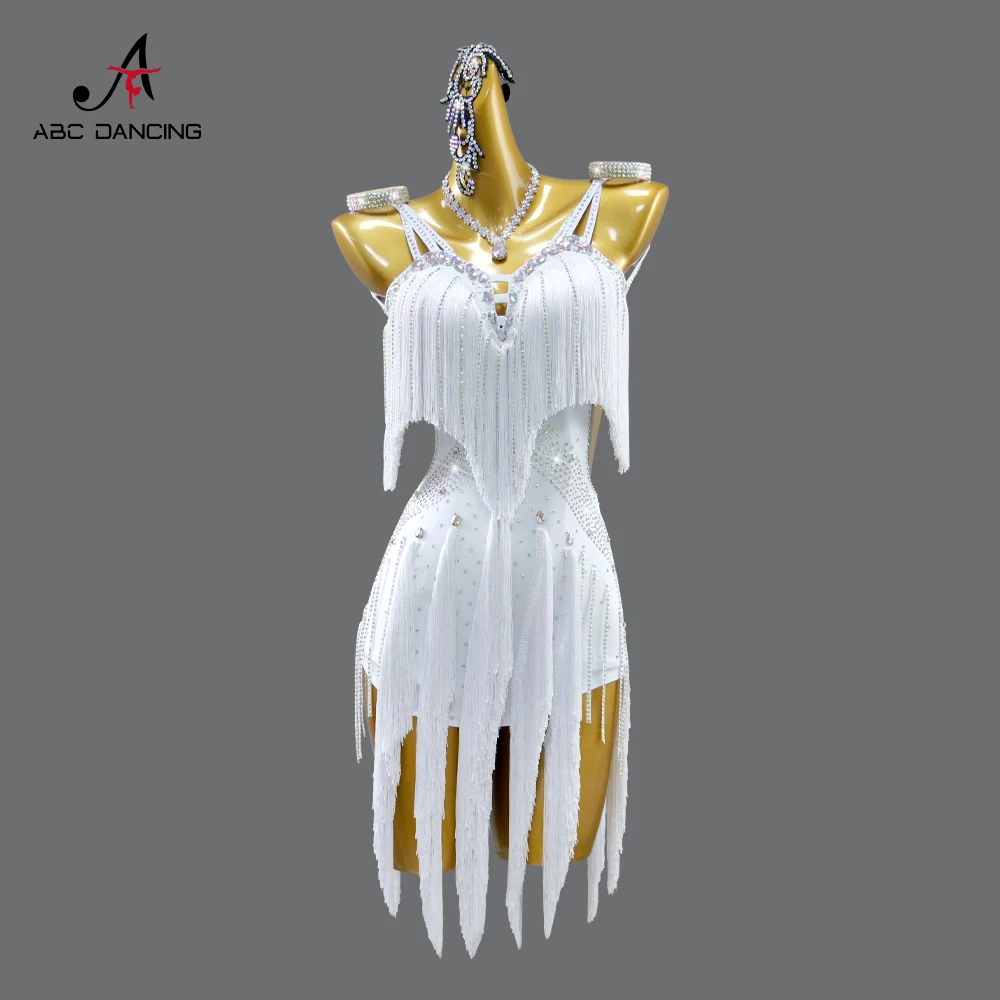 Платье для латинских танцев женский костюм выпускного вечера сексуальная