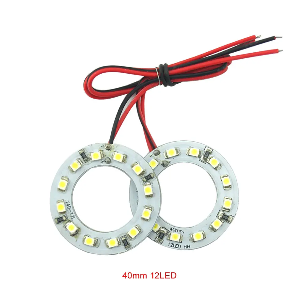 

LED Ring Light 40mm Car Light Assembly Angel Eye Circle Daytime Running Light Super Bright Energy Saving Headlight Auto Parts