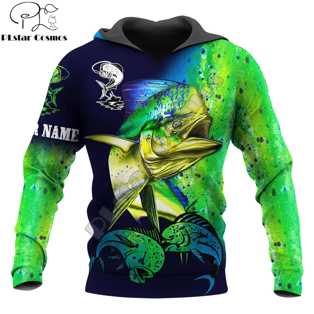 

Mahi Mahi Fishing Custom Name 3D Printed Mens Hoodie Unisex hoodies Sweatshirt Autumn Streetwear Casual Jacket Tracksuit