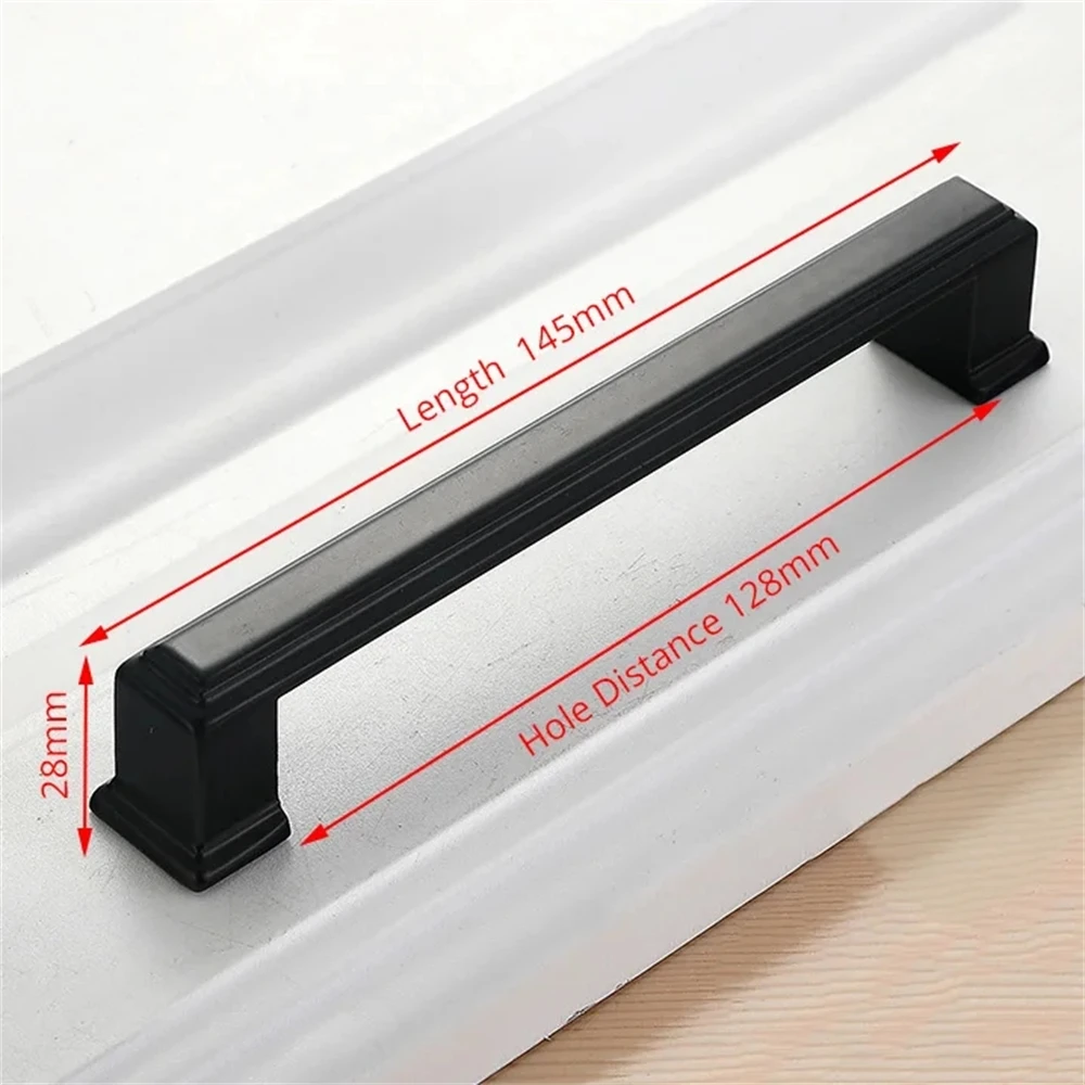 

Ручка для шкафа черная алюминиевая