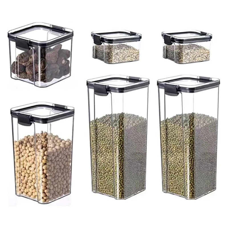 

6 шт., кухонные контейнеры для приправ