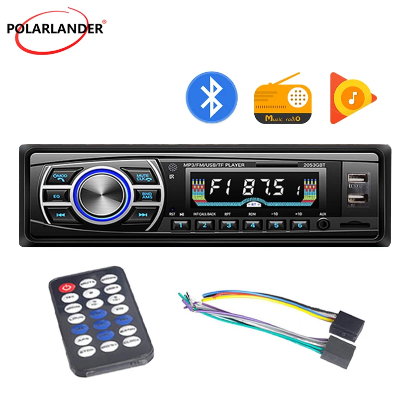 

Автомагнитола 1 Din, Bluetooth, MP3-плеер, 24 В, автомобильное стерео, Aux-in, поддержка USB/SD/MMC, кардридер, OLED, цветной экран, FM-радио