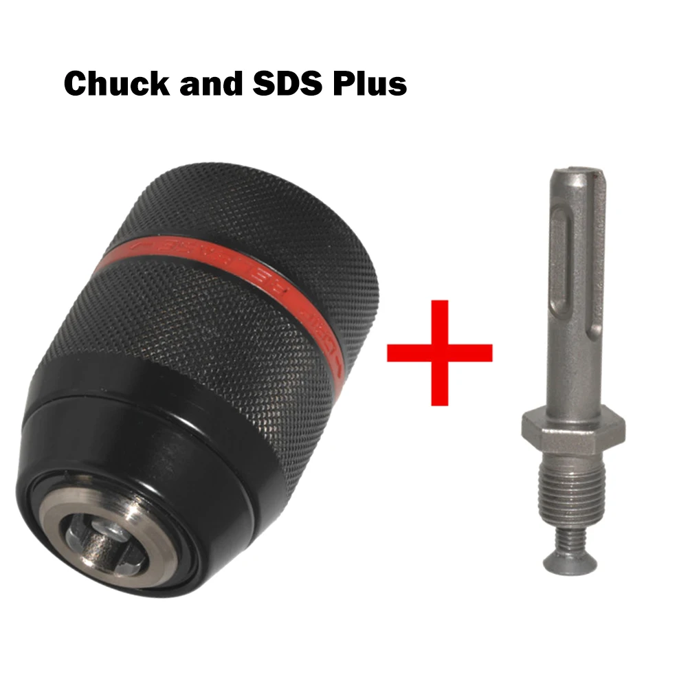 

Metal Heavy Duty 1/2-20UNF 13mm Drill Chuck Hex Shank/SDS/Socket Square Female Adaptor Hardware Tool Professional