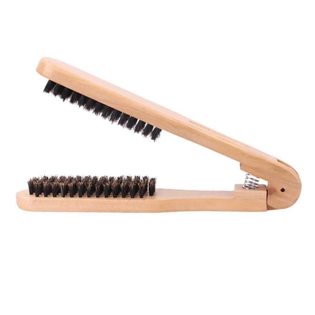 

1pc Hair Straightening Brush Anti-static Hairdressing Tool Hair Straightener Hair Comb for Salon