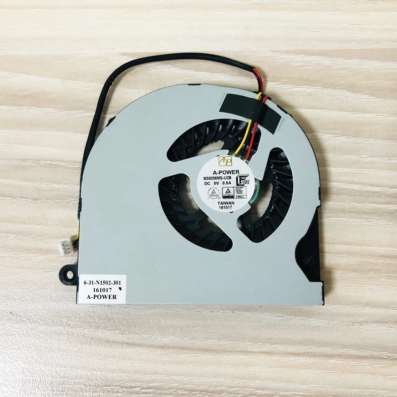 Новый оригинальный кулер для ноутбука Clevo W650DC W650DD W650KK охлаждающий вентилятор для ноутбука VGA GPU FG5B 6-31-N1502-301 BS5205MS-U2B 5V 0.5A