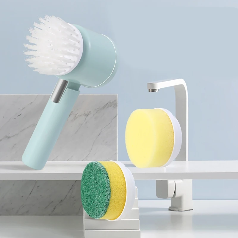 

Wireless Electric Cleaning Brush USB Rechargeable Housework Kitchen Dishwashing Brush Bathtub Tile Professional Cleaning Brush