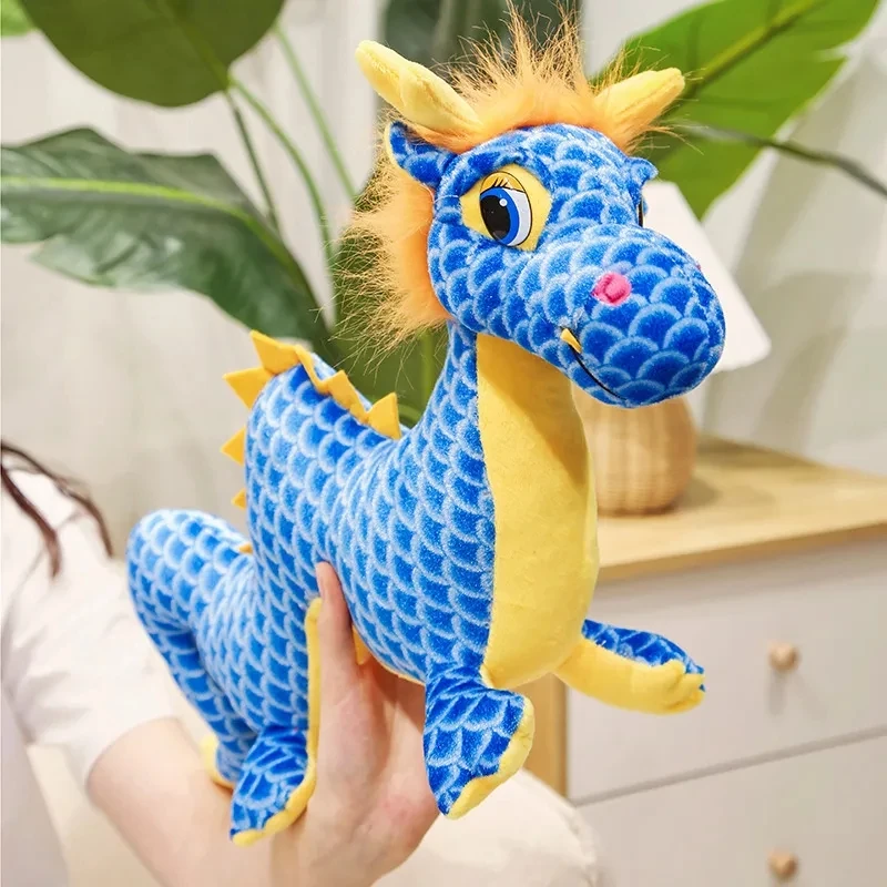 

Милая кукла в китайском стиле со знаками Зодиака, мягкая набивная мультяшная животная, динозавр, кукла с имитацией принта, подарок для мальчиков и девочек