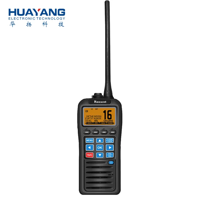 

RS-38M Handheld Waterproof VHF marine radio transceiver with Built-in GPS, DSC, MOB Function
