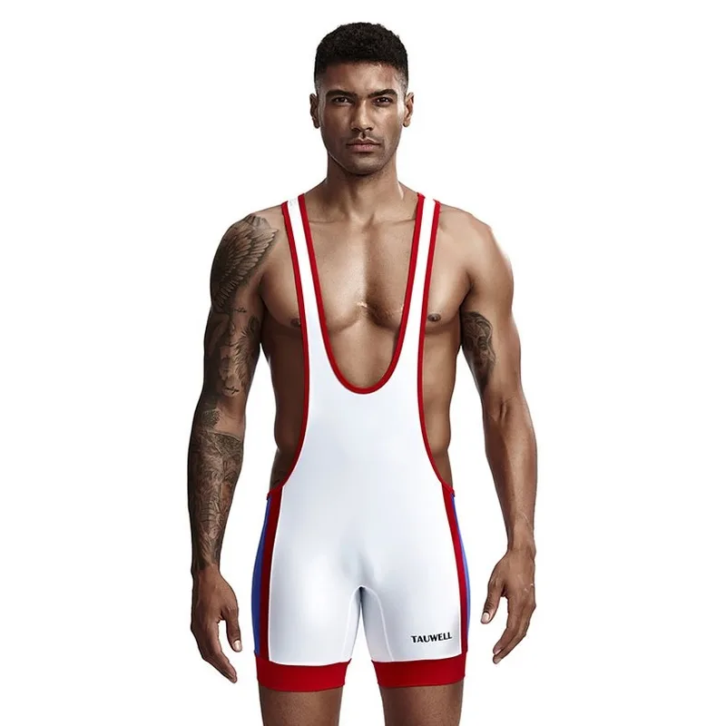 Men Undershirts Leotard Sports Wrestling Singlet Body Shaper Corset Bodysuits Underwear Bodybuilding Jumpsuits Shorts Plus Size