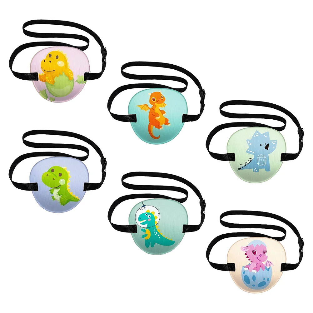 

Eye Patches Patch Kids Strabismus Lazy Single Masks Amblyopia Pirate 3D Children Pads Glasses Pad Breathable Exercises Cosplay