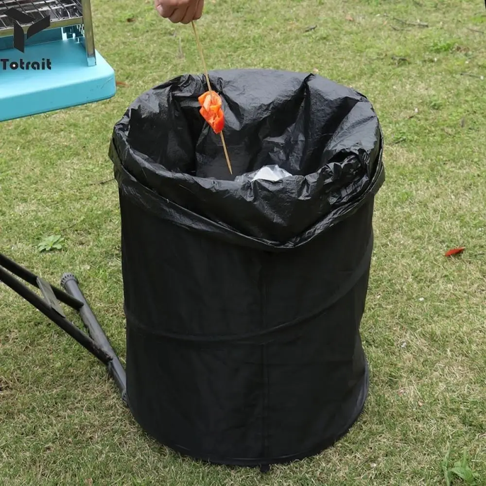 

Тактический Новый топортный Большой Многоразовый мешок для мусора из ткани Оксфорд, складной мешок для мусора