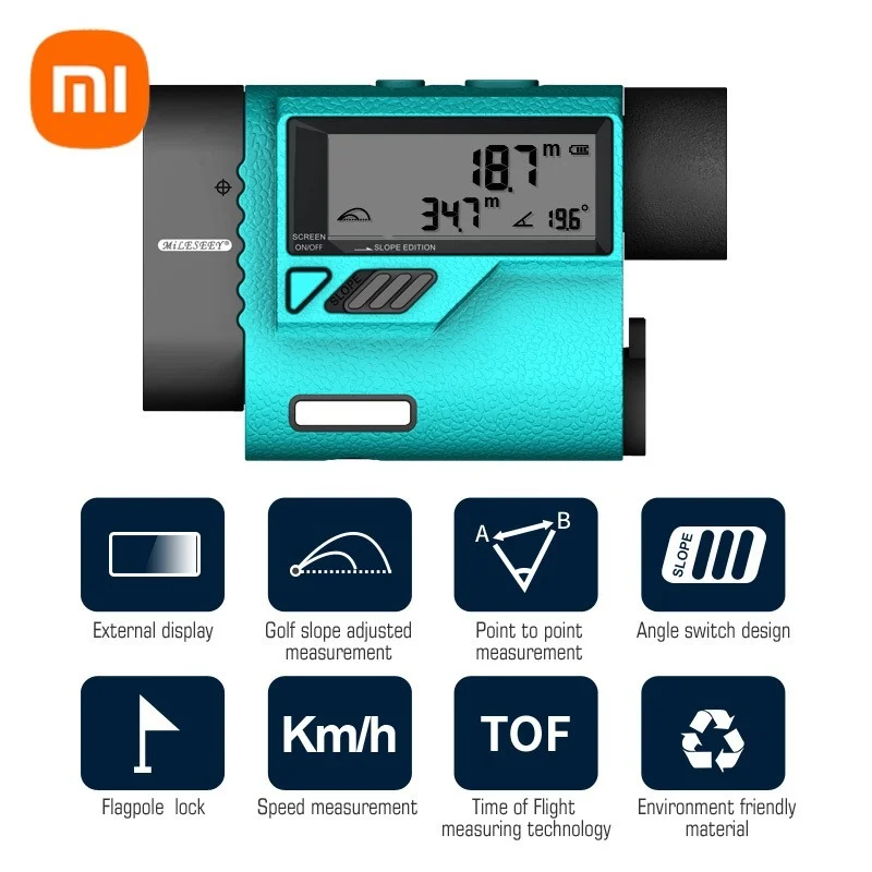 

Xiaomi Mileseey Quality PF3S Golf Pinseeker & Slope Compensation Golf Range Finder External LCD Display Portable Range Finde