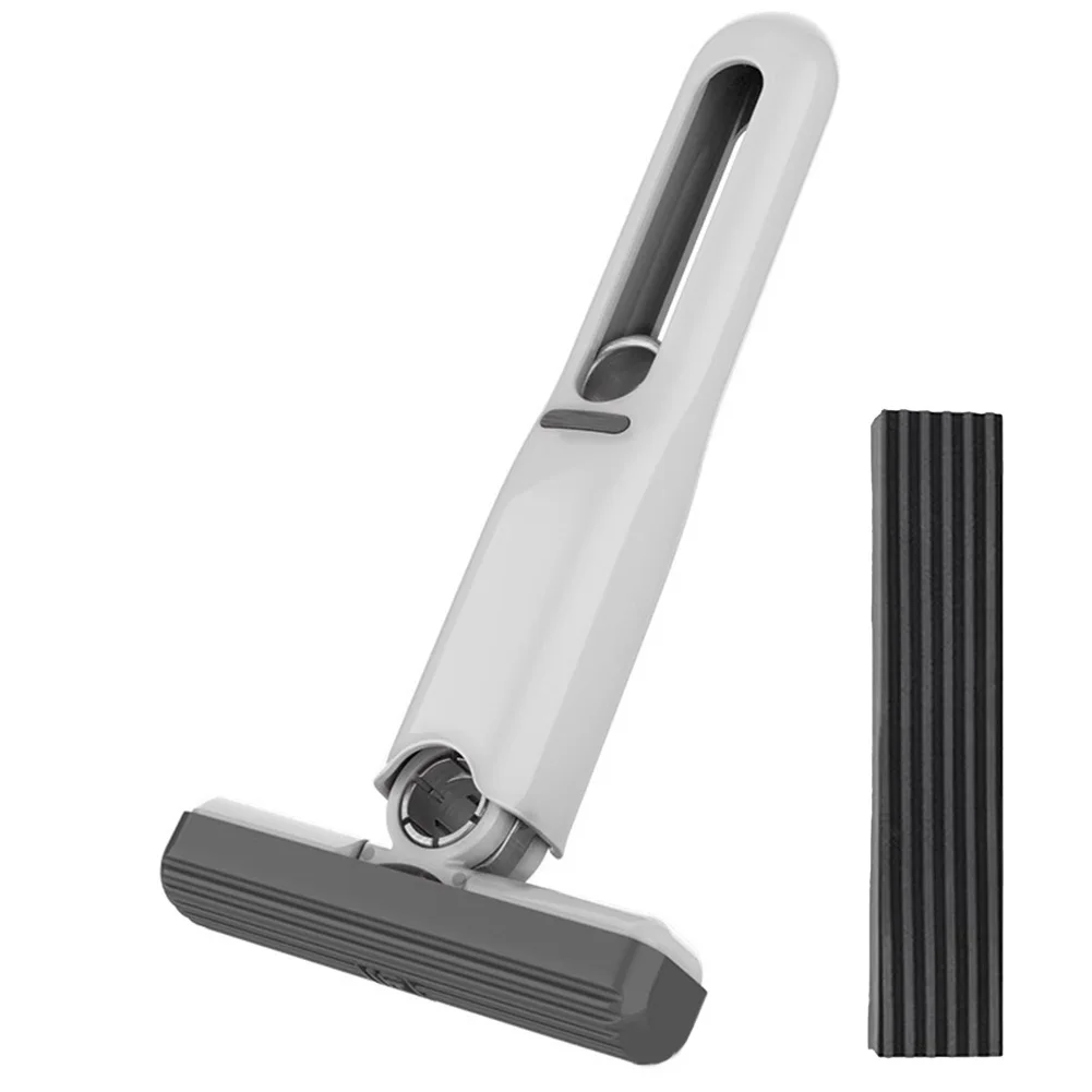 

1 шт., мини-губка, портативная бытовая настольная швабра, супер впитывающая швабра для настольного пола, ванной комнаты, кухн...